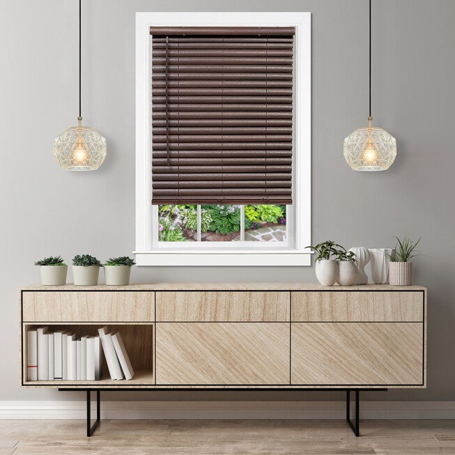 Cordless GII Luna 2 inches Vinyl Venetian Blind, MAHOGANY, hi-res image number null