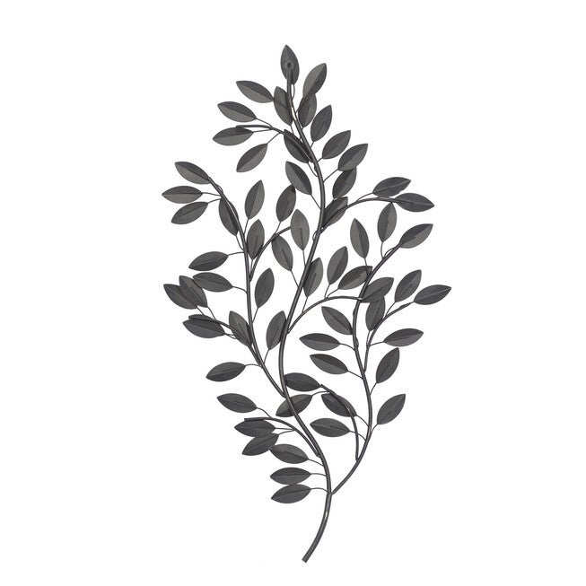 Brass Metal Glam Floral Wall Decor, , on-hover image number 1