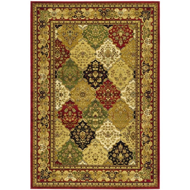 Lyndhurst 221 Multi / Red 4' X 6' Small Rectangle Rug, MULTI RED, hi-res image number 0