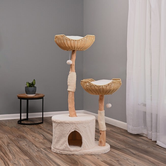 AMNI Cat Tree: The All-in-One Play and Rest Station, BEIGE, alternate image number null