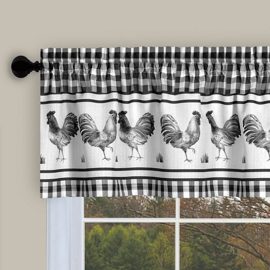 Barnyard Window Curtain Tier Pair and Valance Set, , alternate image number null