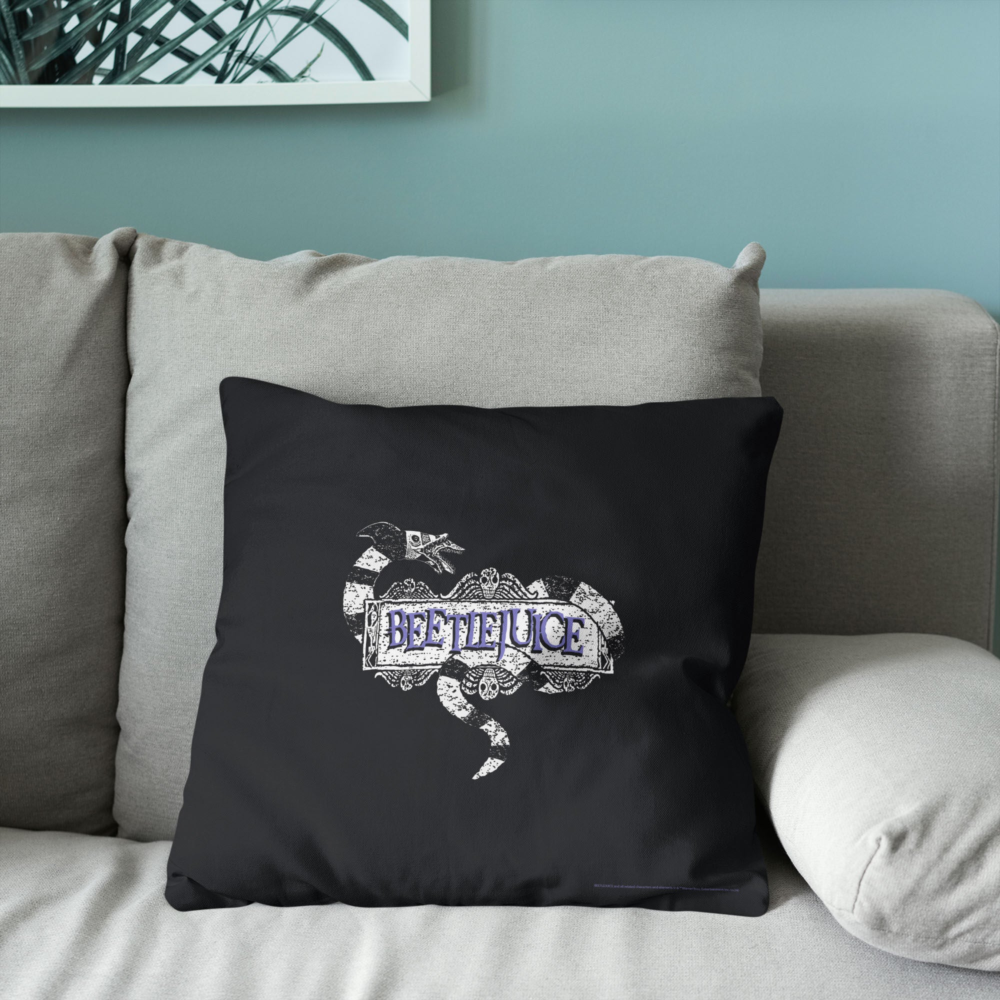 Warner Bros. Beetlejuice Into The Afterlife Throw Pillow 18X18 Inches, BEETLEJUICE, alternate image number 3