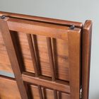 3-Shelf Folding Stackable Bookcase 27.5" Wide-Walnut, , alternate image number null