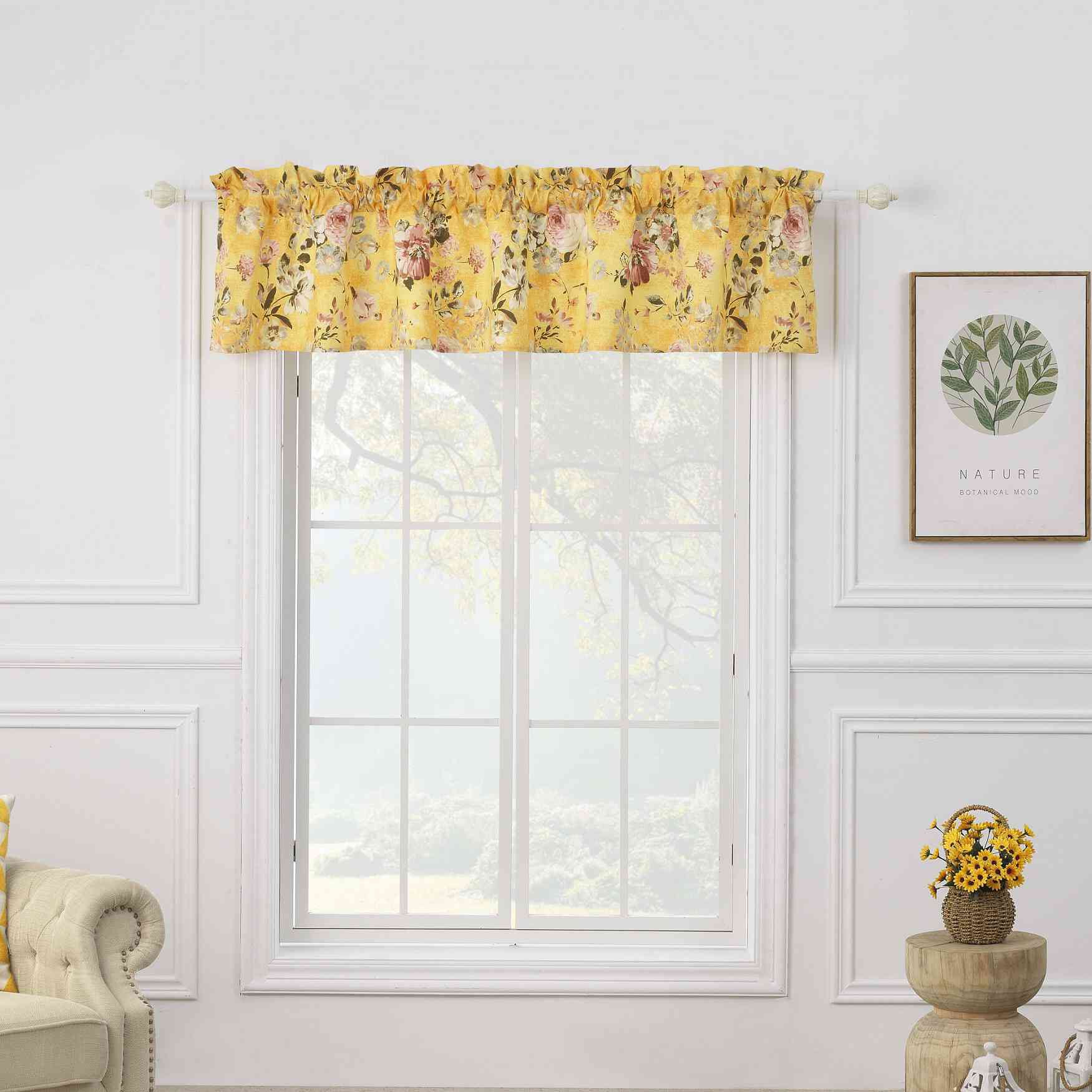 Finley Yellow Window Valance, , alternate image number 2