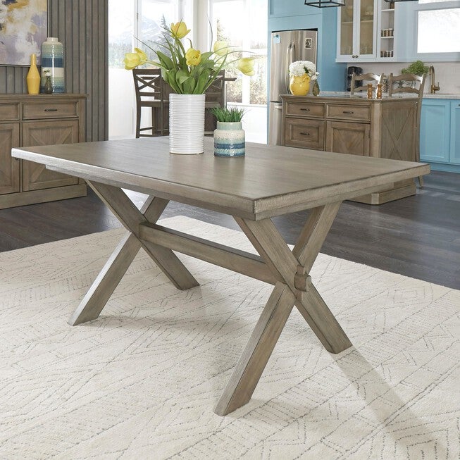 Mountain Lodge Gray Table, Dining, GRAY, hi-res image number null