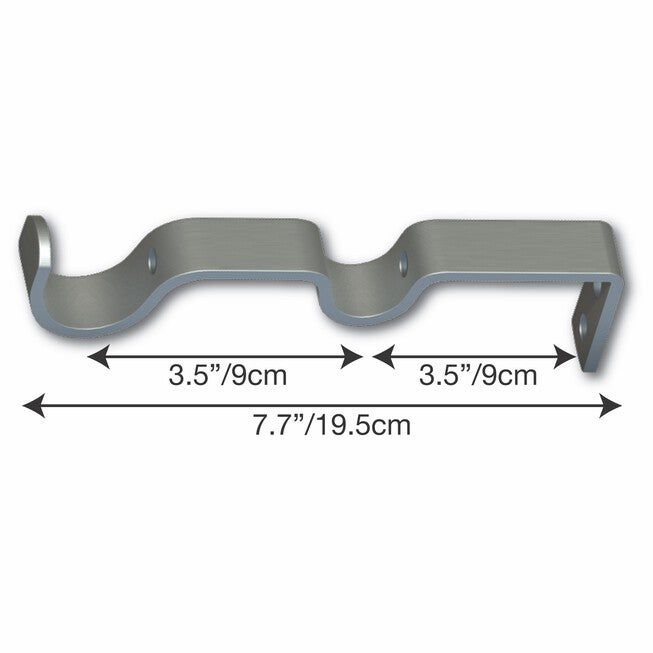 Imperial Ball Double Window Curtain Rod Set Window, , alternate image number 2
