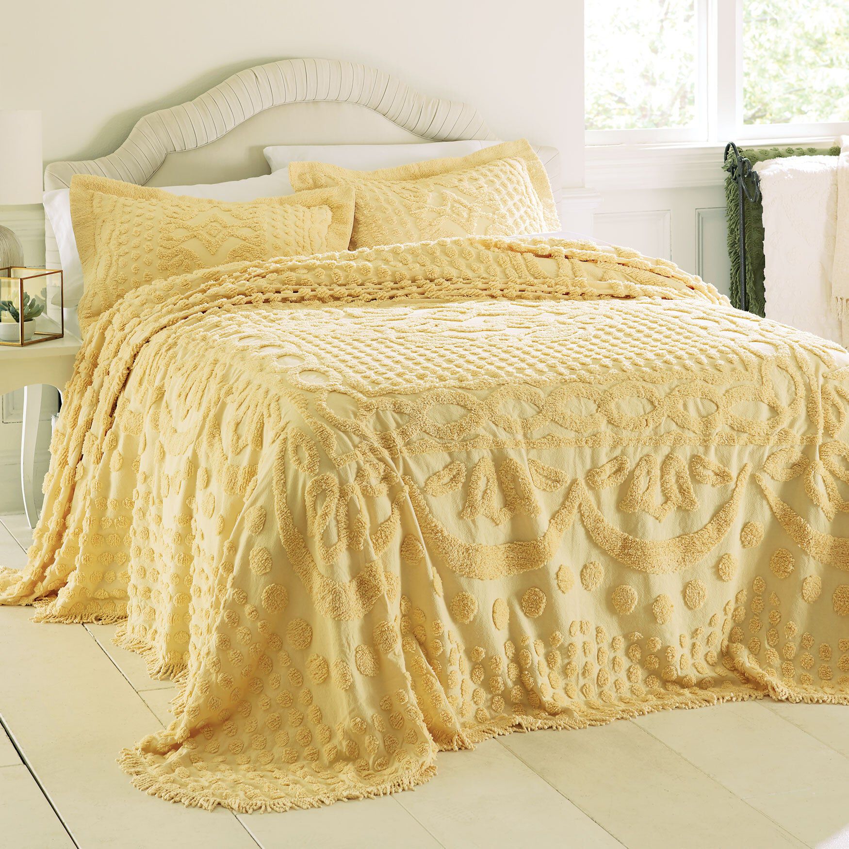 Cotton Georgia Chenille Bedspread