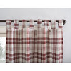 Plaid Semi-Sheer Tab Top Panel, , alternate image number null