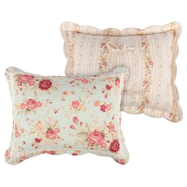 Antique Rose Quilt And Decorative Pillow Set, , alternate image number 3