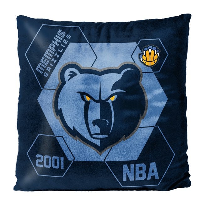Grizzlies Velvet Reverse Pillow, MULTI, hi-res image number 0