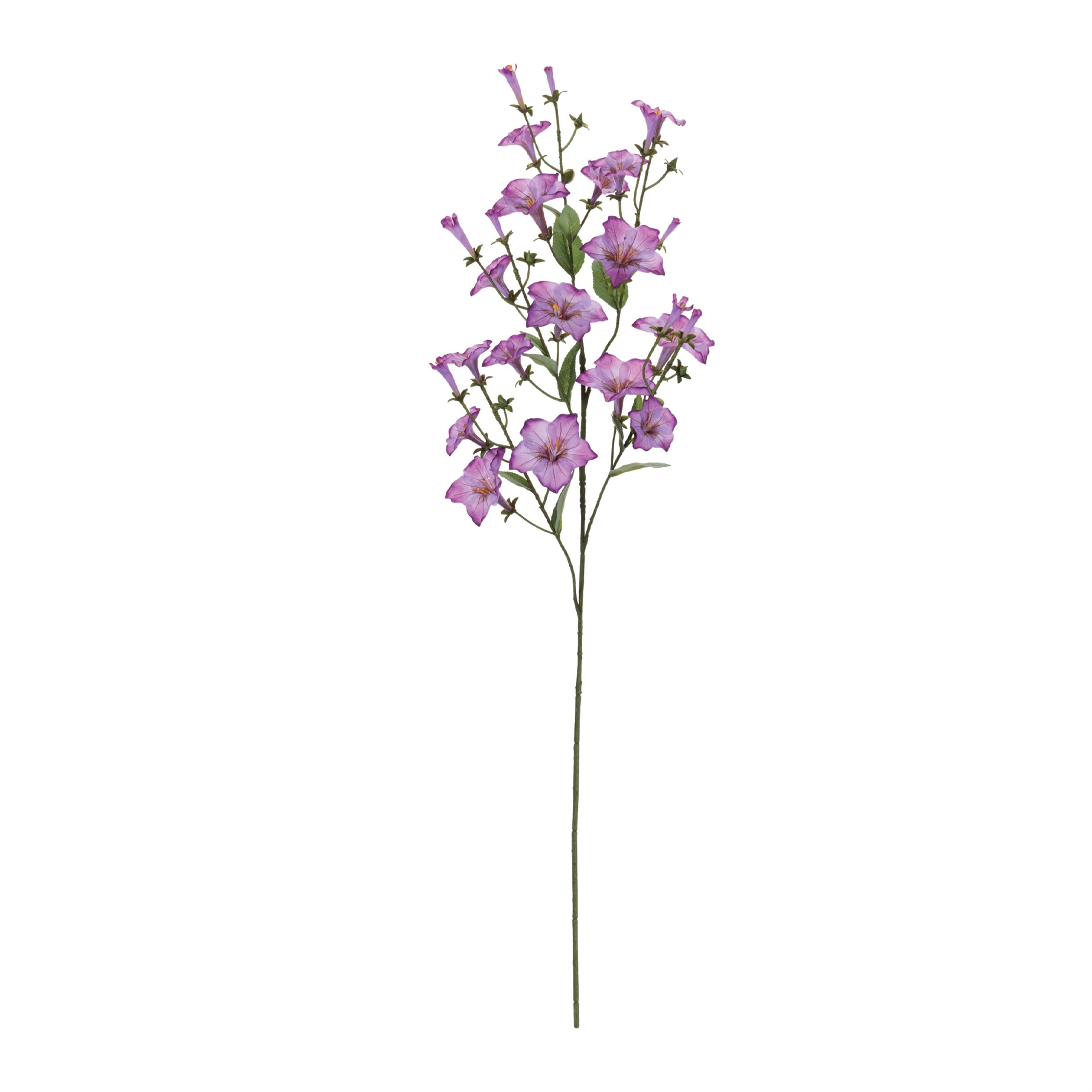 Morning Glory Floral Spray Set of 2, PURPLE GREEN, alternate image number 1