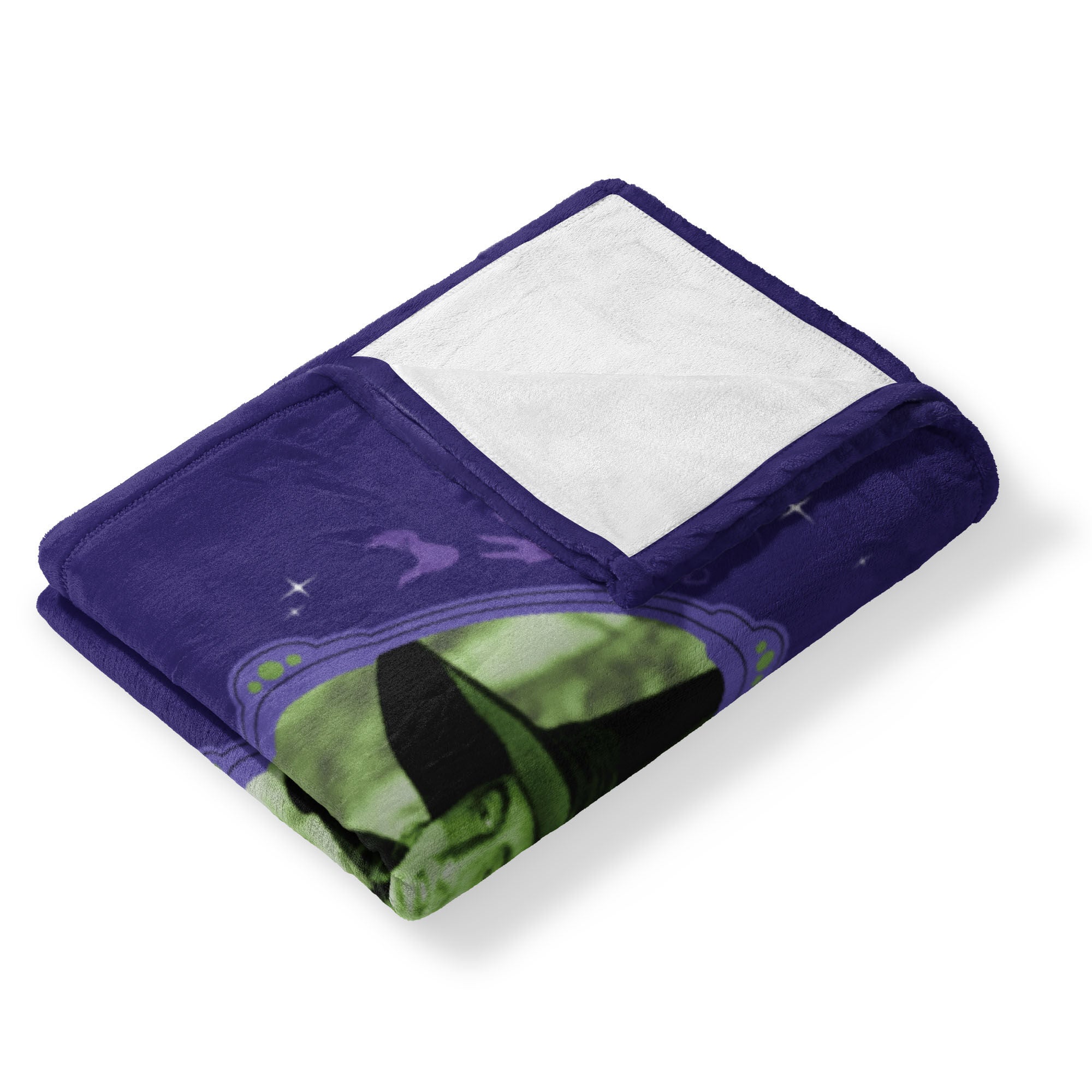 Warner Bros. The Wizard of Oz Wicked Bad Silk Touch Throw Blanket 50x60 Inches, PURPLE, alternate image number 3
