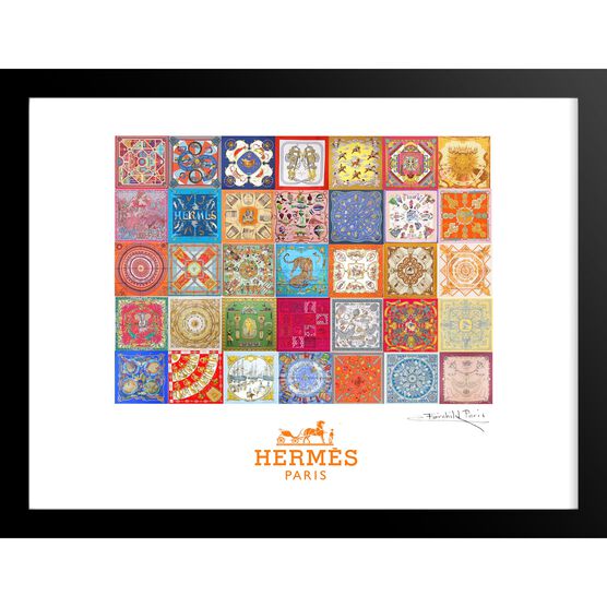 Hermes Tiles 14x18 Framed Print, MULTI, hi-res image number null