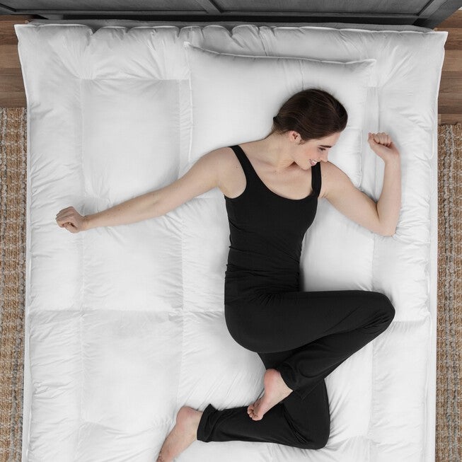 SensorPEDIC MemoryLOFT Classic 2.5-Inch Memory Foam and Fiber Mattress Topper, , alternate image number 8