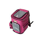 Pet Backpack Pet Carrier In PInk and Gray Combo, , alternate image number null