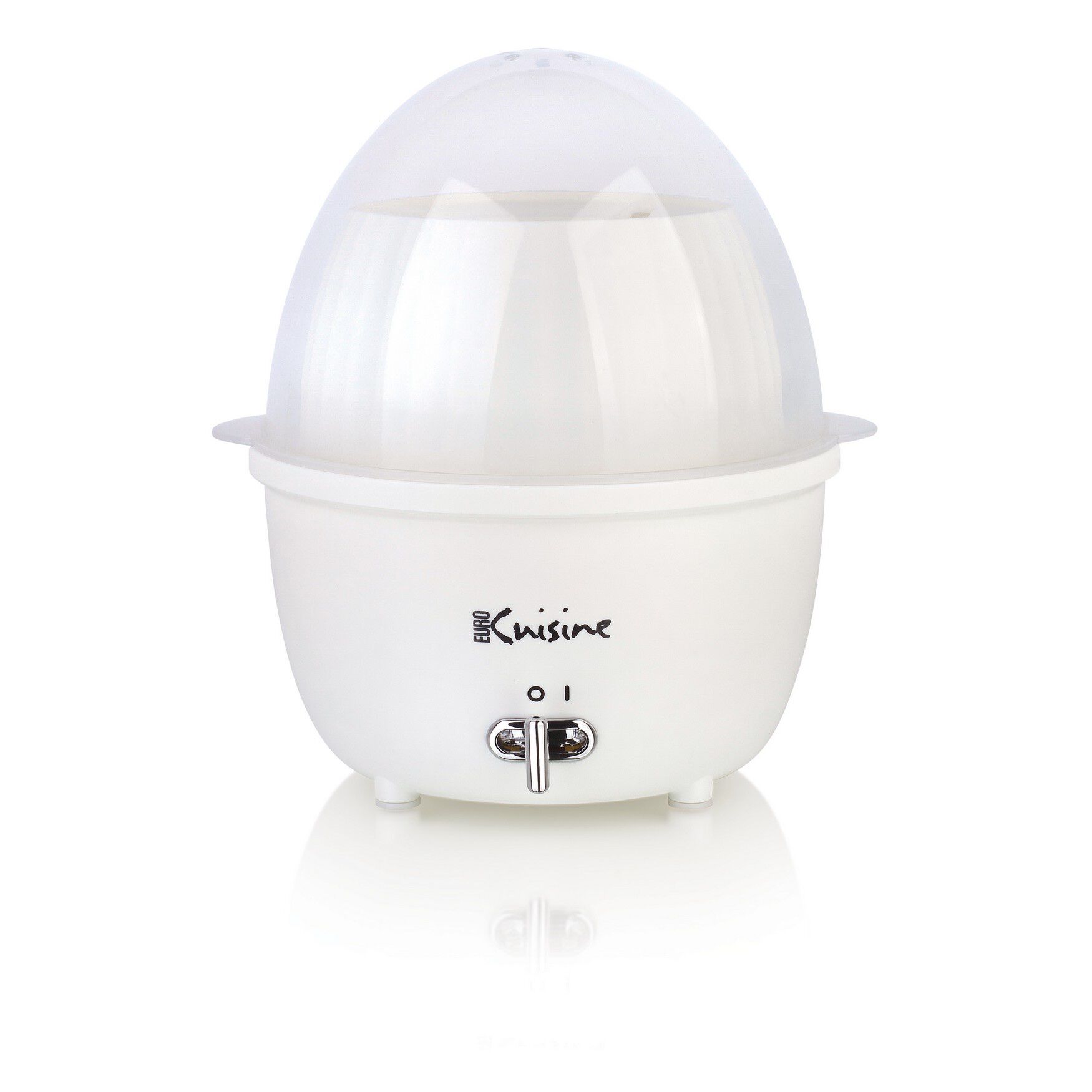 Egg Cooker / Steamer, WHITE, hi-res image number 0