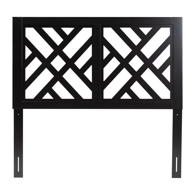 Aliya Modern Dark Brown Finished Wood Queen Size Headboard, ESPRESSO BROWN, alternate image number null