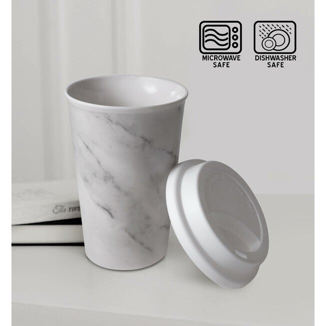 Modern Marble Travel Mug - Set Of 4, , alternate image number null