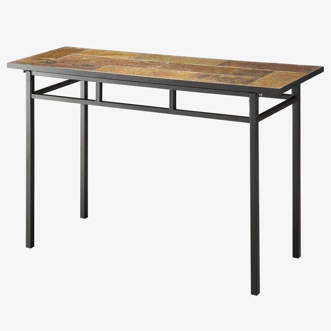 Slate Sofa Table, BLACK METAL SLATE, hi-res image number 0