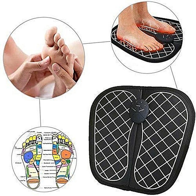 Ems Foot Massager, Folding Portable Electric Massage Mat Wellness, , alternate image number null
