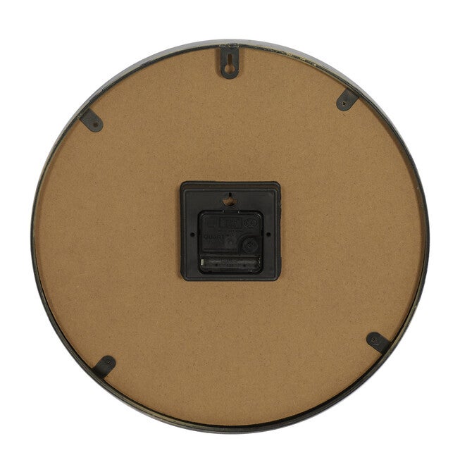 Black Metal Farmhouse Wall Clock, , alternate image number 2