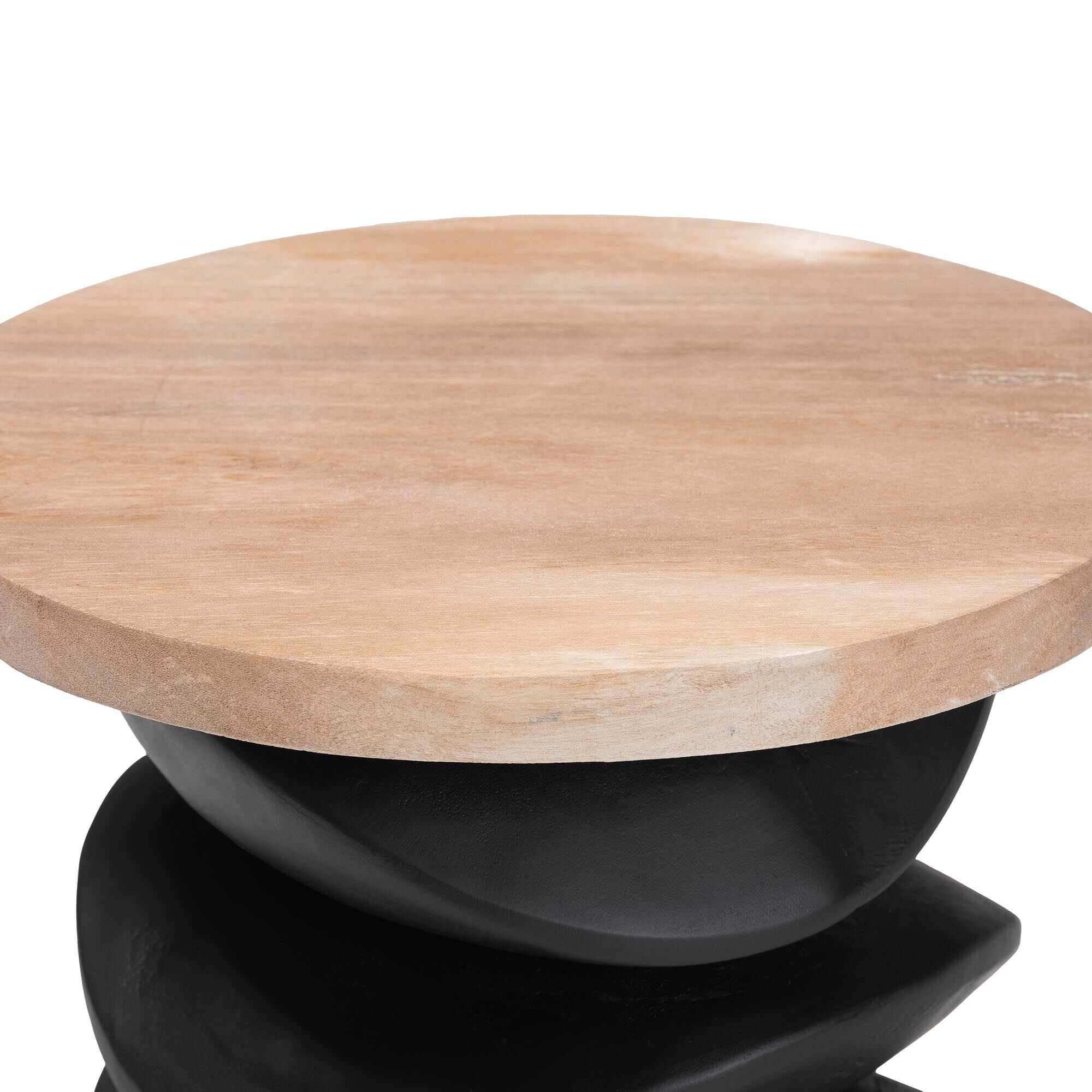 Ziva End Table with Petrified Wood Top, BROWN, alternate image number 3