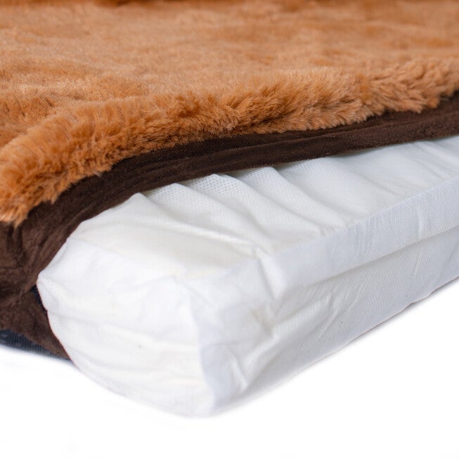 Memory Foam Orthopedic Dog Bed Mat, Mocha/Brown, Large, , alternate image number 8