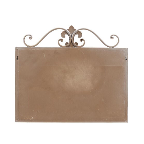 White Farmhouse Abstract Metal Wall Décor, , alternate image number null