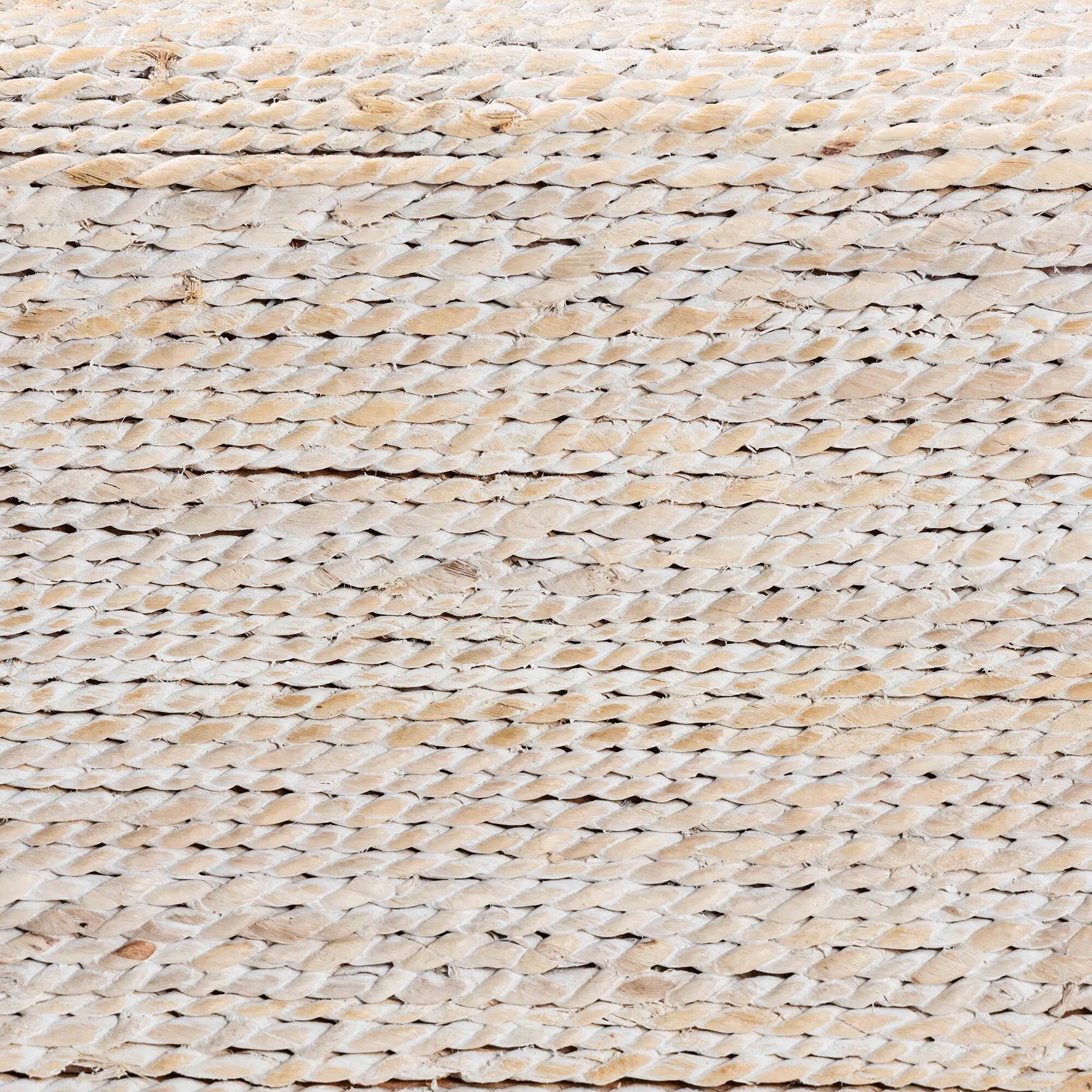 Lejane Woven Seagrass Console Table, WHITEWASH, alternate image number 5