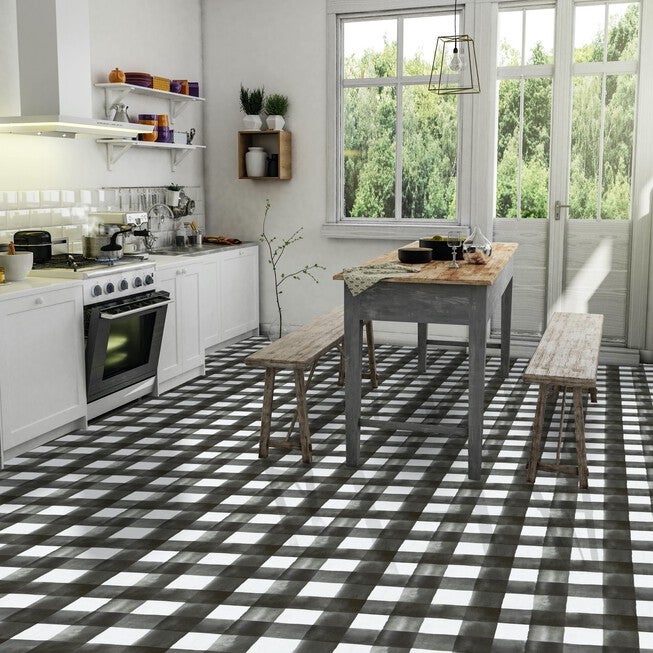 Retro 12X12 Self Adhesive Vinyl Floor Tile, , on-hover image number 1