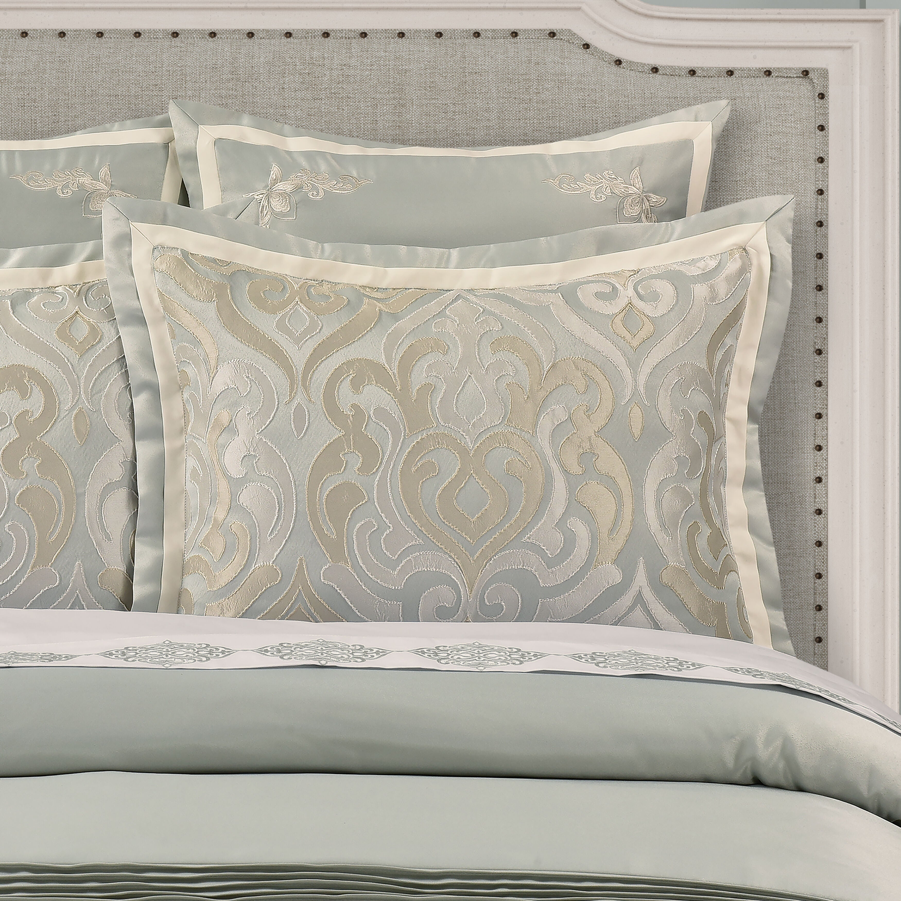 CALMFIELD COMFORTER SET, AQUA, alternate image number 2