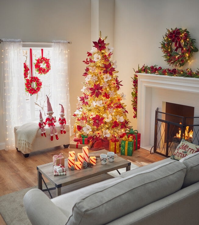 6' Pre-Lit Bordeaux Garland, , on-hover image number null