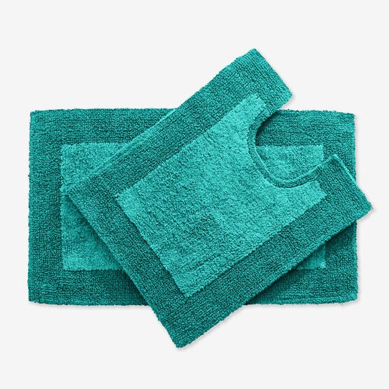 BH Studio 2-Pc. Bath Rug Set, TURQUOISE, hi-res image number null