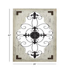 Cream Rustic Ornamental Wood Wall Décor, , alternate image number null
