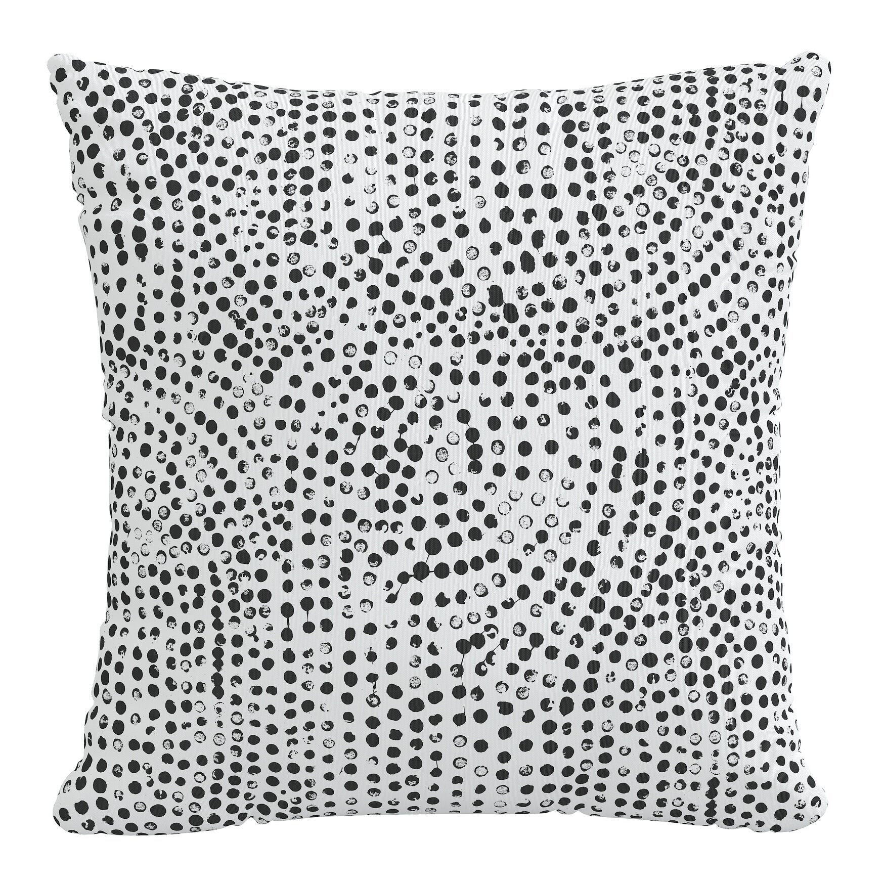 18 inches Outdoor Pillow, DOT WHITE, hi-res image number 0
