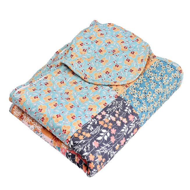 Carlie Calico Throw Blanket, , alternate image number 2