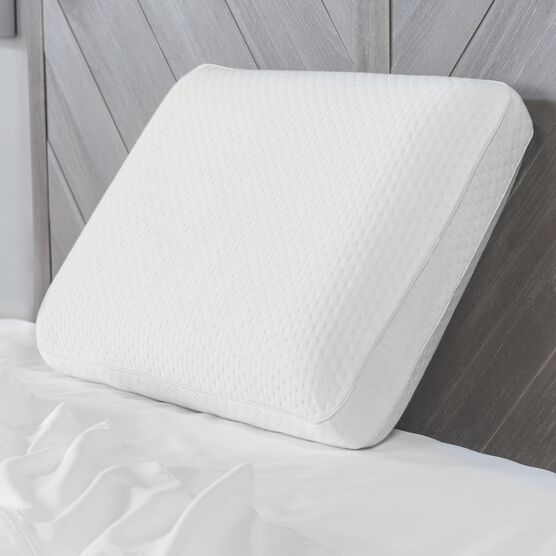 SensorPEDIC Luxury Extraordinaire Gusseted Memory Foam Pillow, WHITE, hi-res image number null