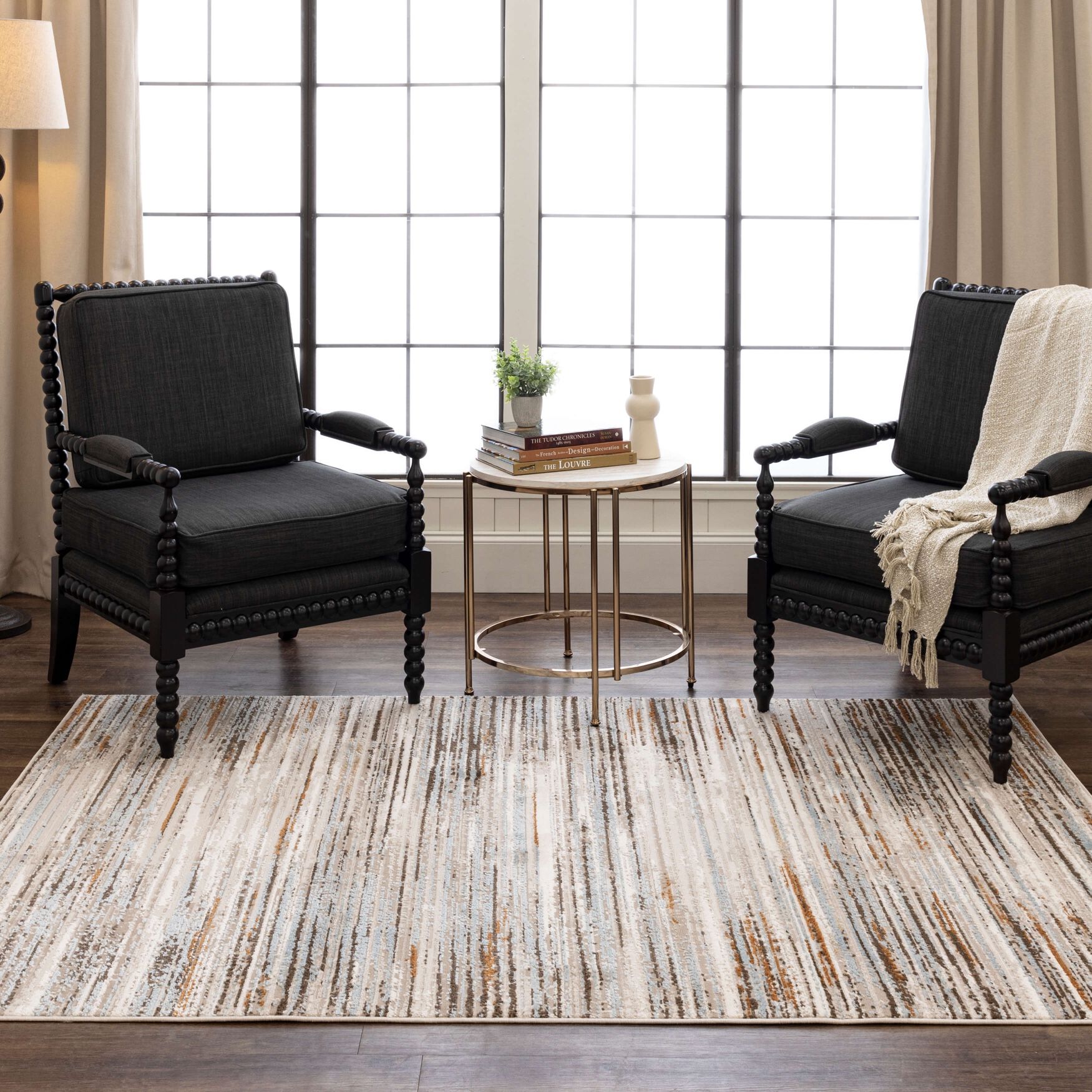 Furie Stripe Area Rug, , alternate image number 12