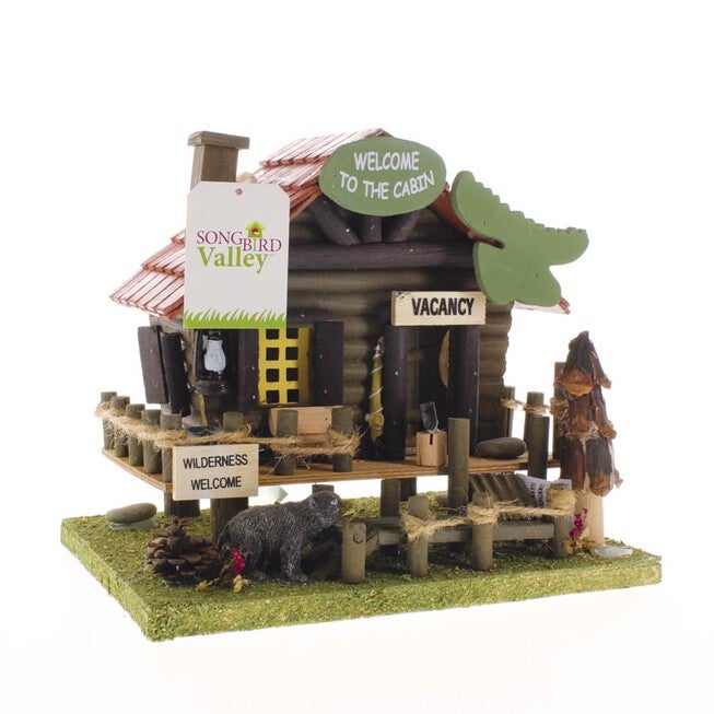 Rustic Woodland Cabin Birdhouse, , alternate image number null
