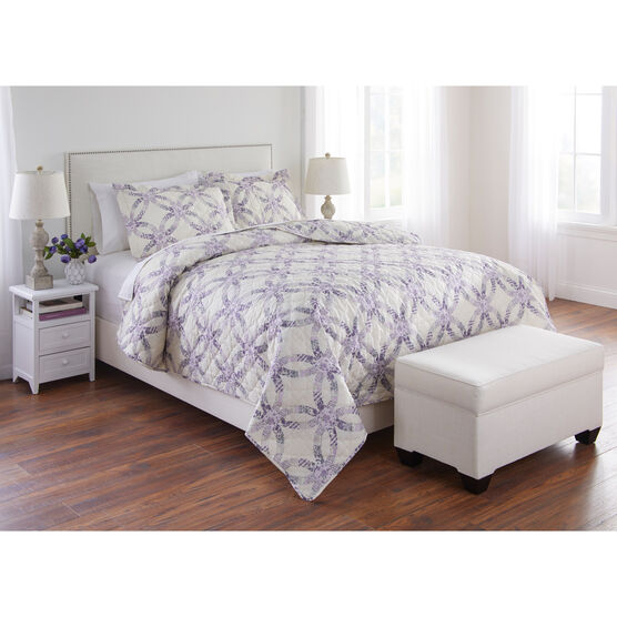 Cannon Wedding Ring Quilt Set, LILAC, hi-res image number null