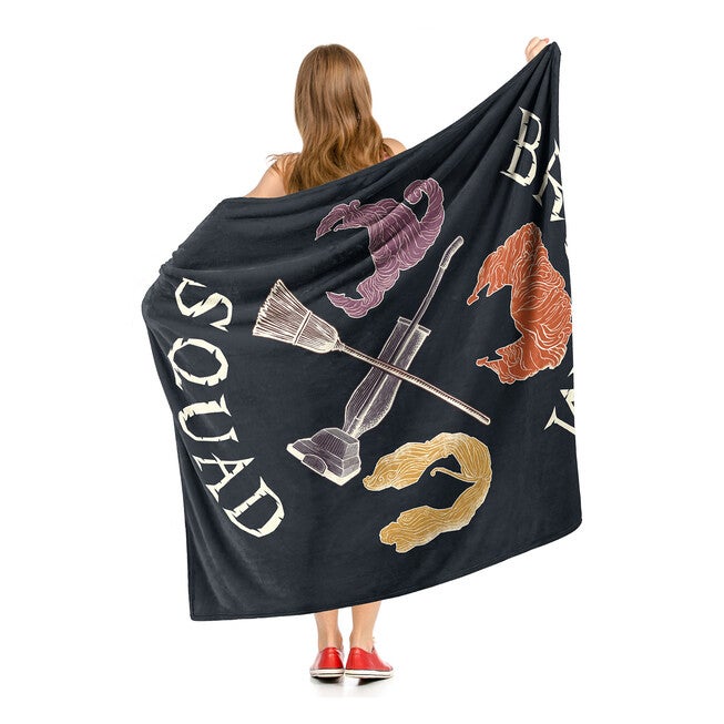 Hocus Pocus Broom Squad Silk Touch Throw Blanket, , alternate image number null