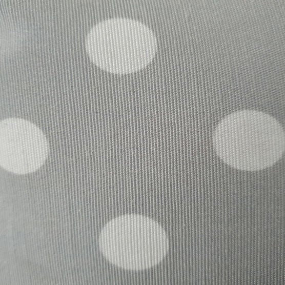 Dots Printing poly-cotton bolster with detachable faux fur cushion Medium Size, , alternate image number null