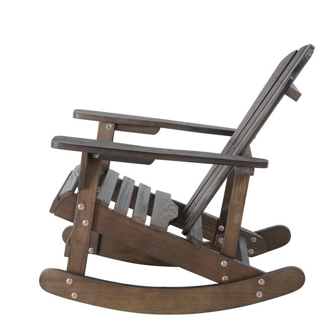 Adirondack Wooden Rocking Chair, , alternate image number 2