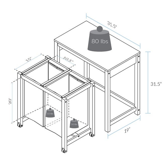Eco Home Laundry Prep Hamper - Natural, , alternate image number 6