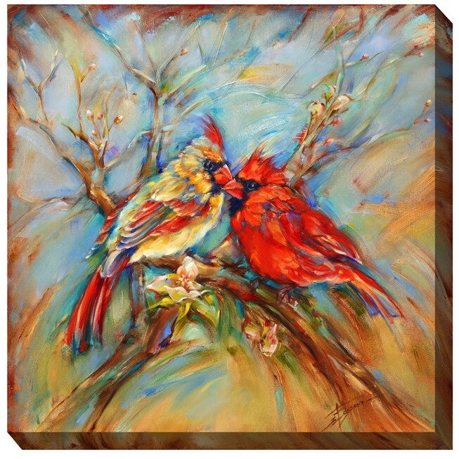 Spring Cardinals Outdoor Art, MULTI, hi-res image number 0