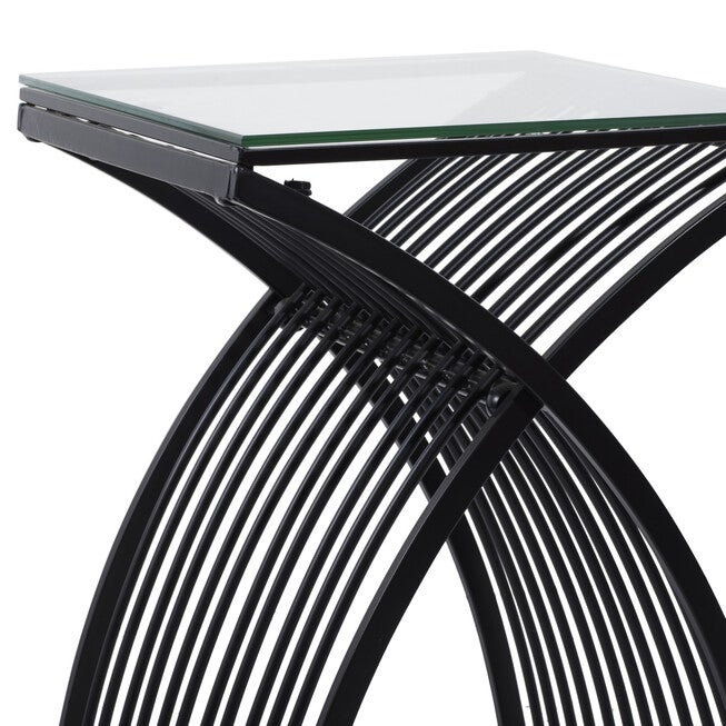 Set Of 3 Black Metal Eclectic Outdoor Seating Set, , alternate image number 5