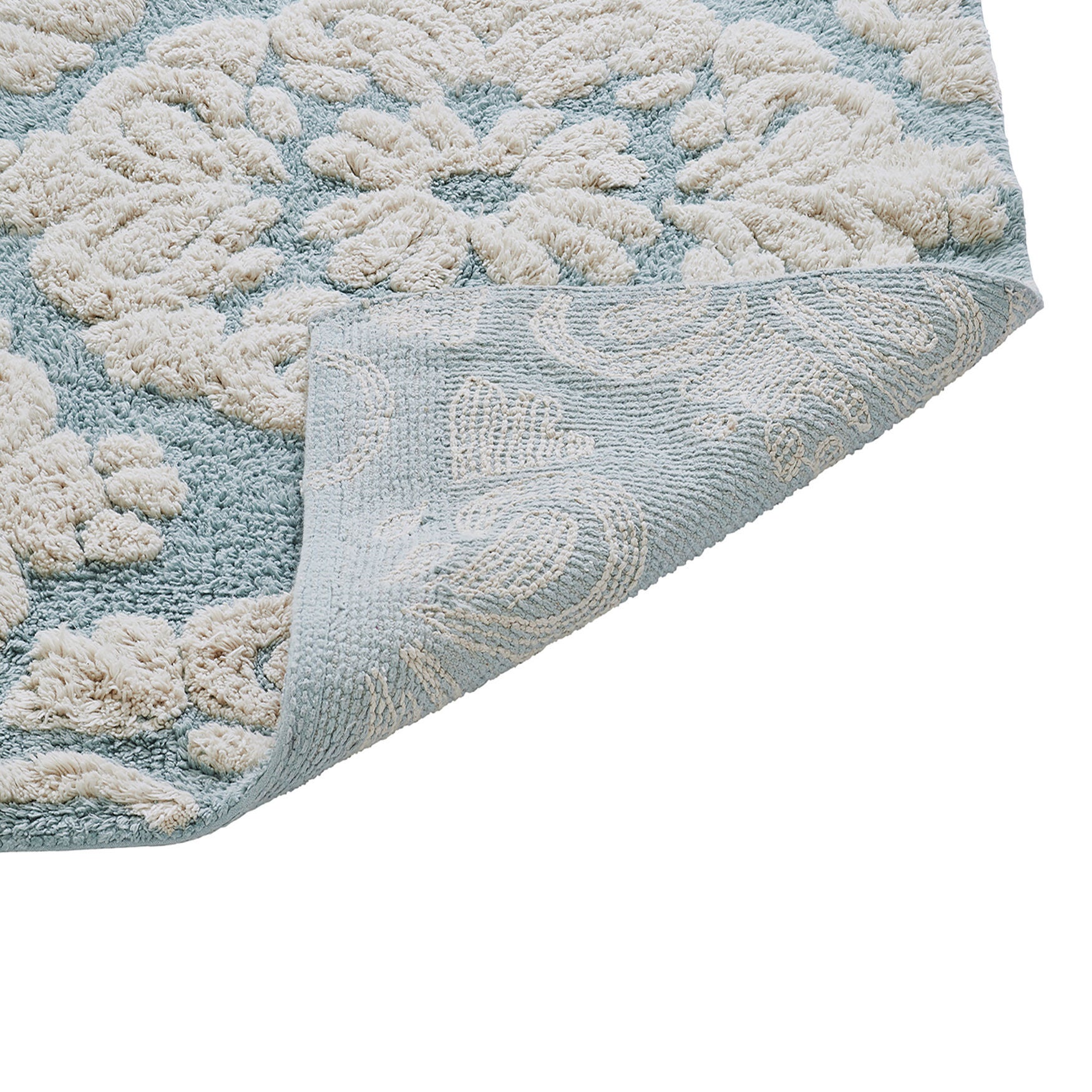 Medallion Collection 100% Cotton 20 inches X 20 inches Contour Bath Rug, , alternate image number 2