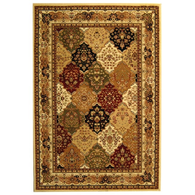 Lyndhurst 221 Multi / Ivory 5'-3 inches X 7'-6 inches Medium Rectangle Rug, MULTI IVORY, hi-res image number null