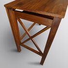 Montego Folding Desk with Pull-Out-Warm Brown, , alternate image number null