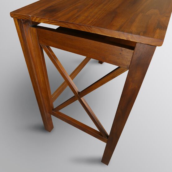 Montego Folding Desk with Pull-Out-Warm Brown, , alternate image number null